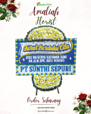 Papan Bunga Duka di Kedungtuban