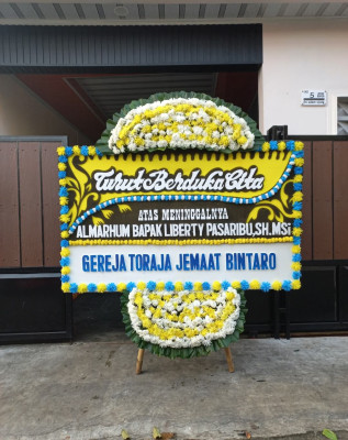 Papan Bunga Duka di Kedungtuban